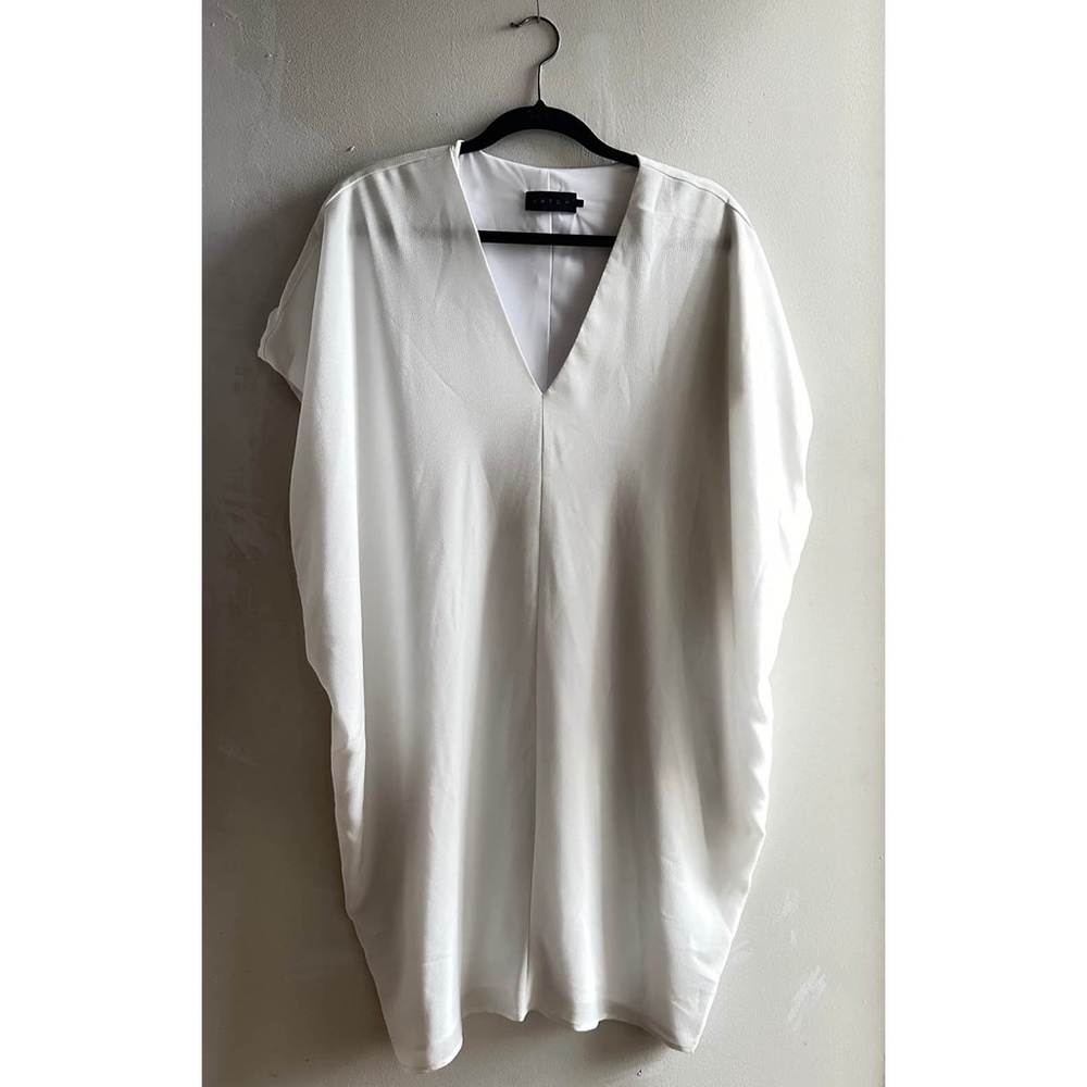Hatch, The Slouch Dress, White, Petite OS
